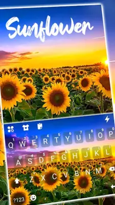 Sunflower Field Theme android App screenshot 4